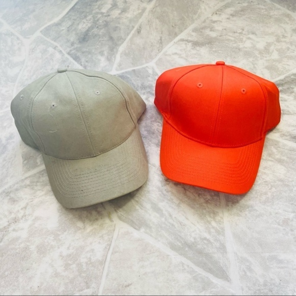 NWOT HEAD SHOTS bundle of two tan & orange mens adjustable capes